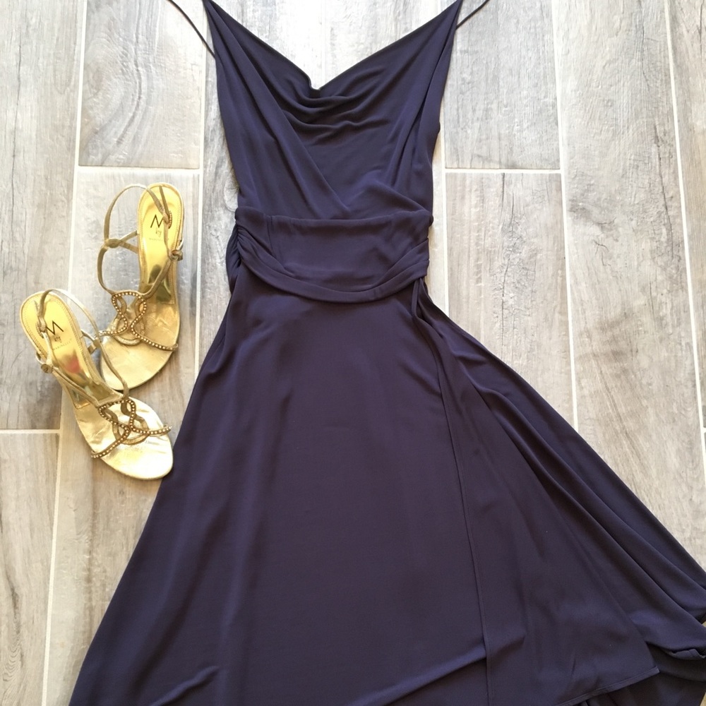 Yigal Azrouel - eggplant colored dress